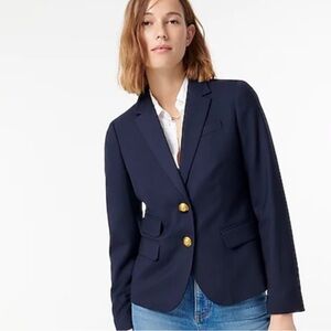 J. Crew | Wool Schoolboy Blazer | Navy | Size 8
